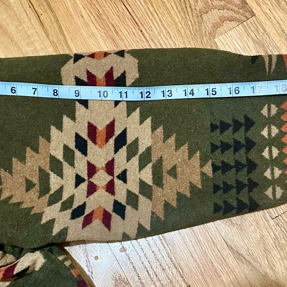 Native Patterned shirt-Jacket with Button Closure - Picture 4 of 5